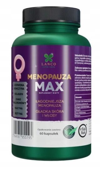 Lanco Nutritions Menopauza Max 60 kapsułek