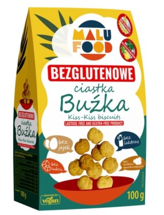 Malu Food Ciastka Buźka Bez Cukru Bezglutenowe 100 g