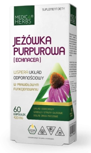 Medica Herbs Jeżówka Purpurowa (Echinacea) 420mg 60 kapsułek