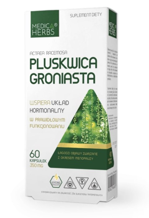 Medica Herbs Pluskawica Groniasta 60 kapsułek