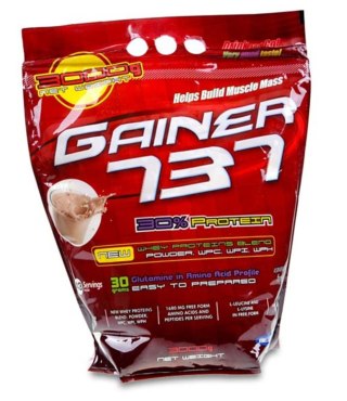 Megabol Gainer 737 o smaku cappucino 3kg