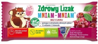 Mniam Mniam Starpharma Lizak Musująca Wiśnia Bezglutenowy 6 g