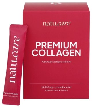 Natu.care Kolagen Premium 10000 mg o smaku wiśnia 30 saszetek