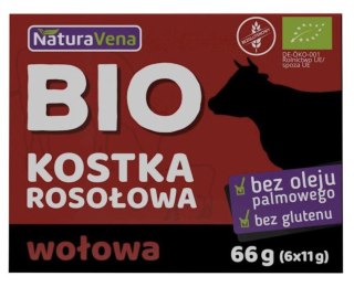 Naturavena Bulion Kostki Wołowe Bezglutenowe BIO (6 x 11 g) 66 g