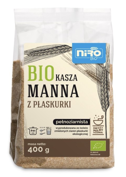 Niro Kasza Manna Z Płaskurki BIO 400 g