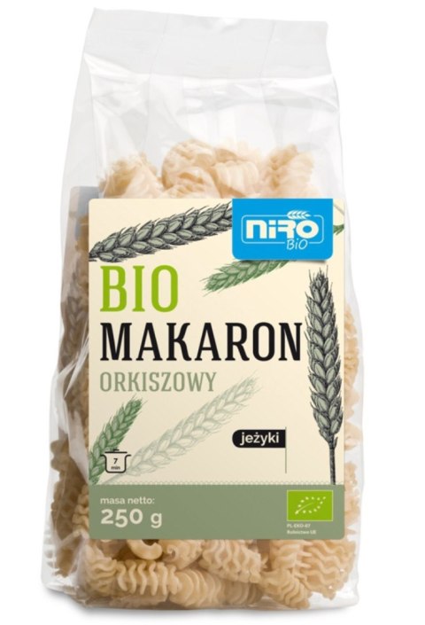 Niro Makaron Orkiszowy Jeżyki BIO 250 g