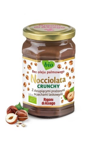 Nocciolata Krem Orzechy Laskowe I Kakao Crunchy Bezglutenowy BIO 250 g