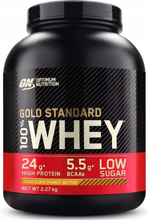 Optimum Nutrition 100% Gold Standard Whey 2270 g Masła orzechowe