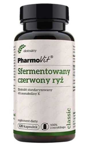 Pharmovit Sfermentowany czerwony ryż 120 kapsułek