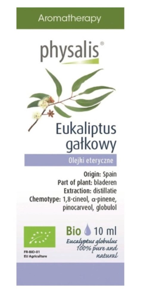 Physalis Olejek Eteryczny Eukaliptus Gałkowy BIO 10 ml