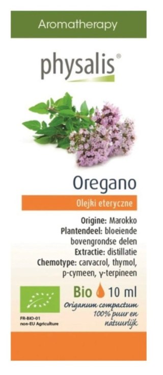 Physalis Olejek Eteryczny Oregano BIO 10 ml