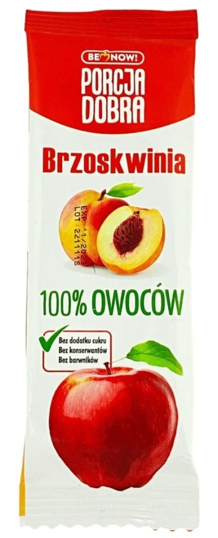 Porcja Dobra Przekąska Jabłkowo-Brzoskwiniowa Bez Dodatku Cukru 16 g