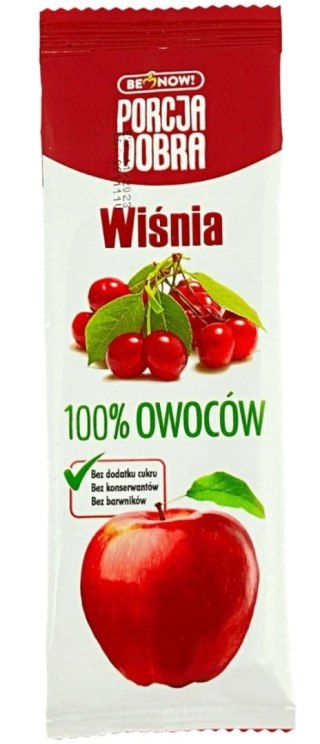 Porcja Dobra Przekąska Jabłkowo-Wiśniowa Bez Dodatku Cukru 16 g