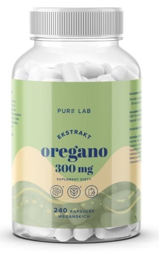 Pure Lab Ekstrakt z oregano 300 mg 240 kapsułek