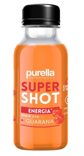 Purella Superfoods SuperShot Energia imbir guarana 100 ml