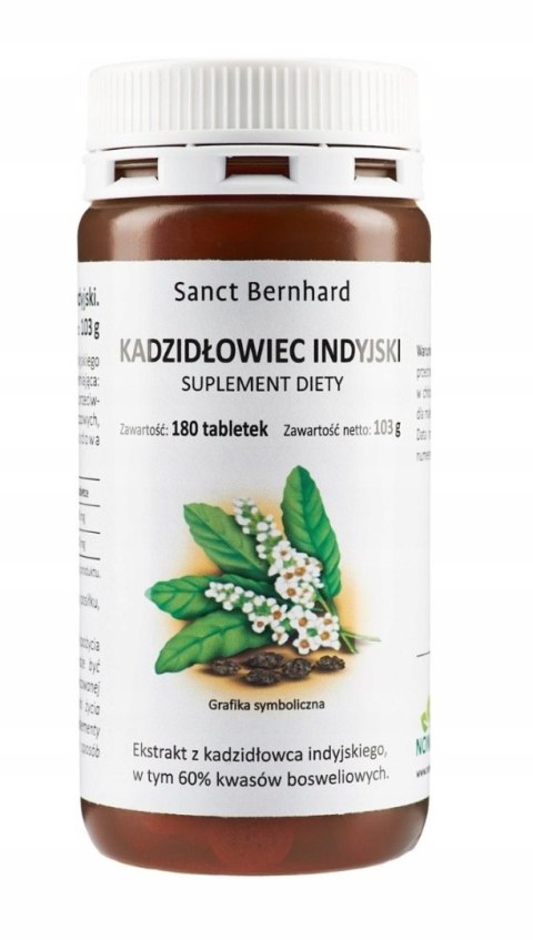 Sanct Bernhard koncentrat Kadzidłowiec Indyjski 400 mg 180 tabletek