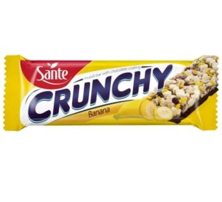 Sante Baton Crunchy Bananowy w Czekoladzie 40g