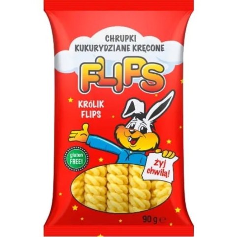 Sante Flips Chrupki Kukurydziane Kręcone 90g