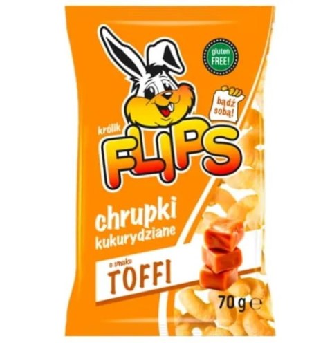 Sante Flips Chrupki Kukurydziane o Smaku Toffi 70g