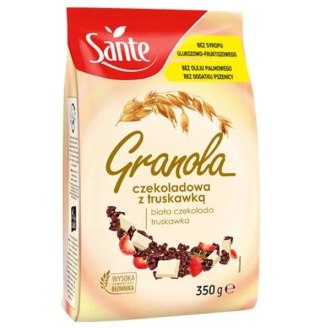 Sante Granola z Białą Czekoladą i Truskawkami 350g