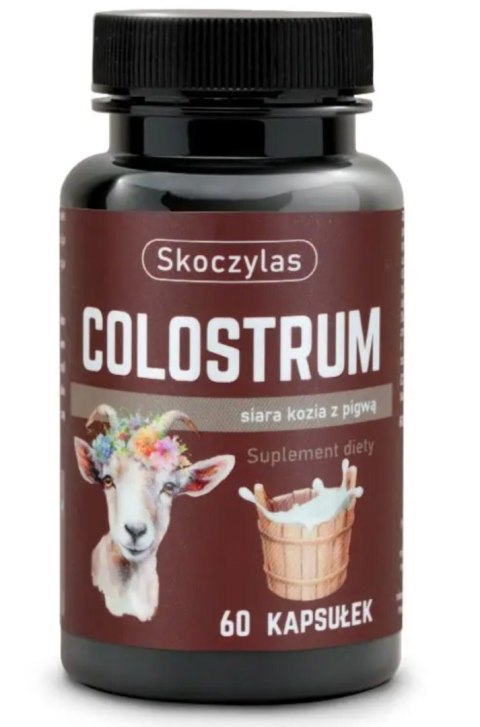 Skoczylas Colostrum siara kozia z pigwą 60 kapsułek