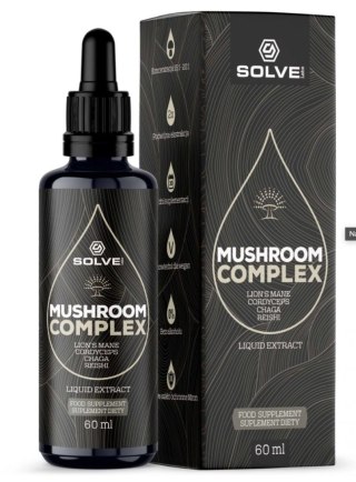 SolveLabs Mushroom Complex (4 grzyby) w kroplach 60 ml