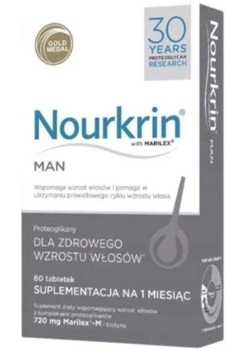 Trichopartner Nourkrin Man proteoglikany 60 tabletek