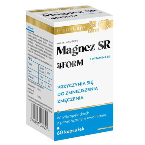 WegaFarm Magnez SR 4form 60 kapsułek