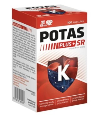 WegaFarm Potas Plus SR 100 kapsułek