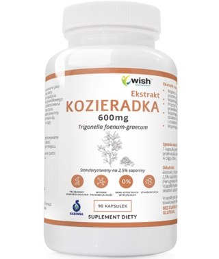 Wish Kozieradka 600mg 90 kapsułek