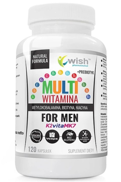 Wish Multiwitamina Complex dla mężczyzn 120 kapsułek