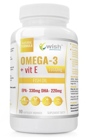 Wish Omega 3 + Vit. E 90 kapsułek