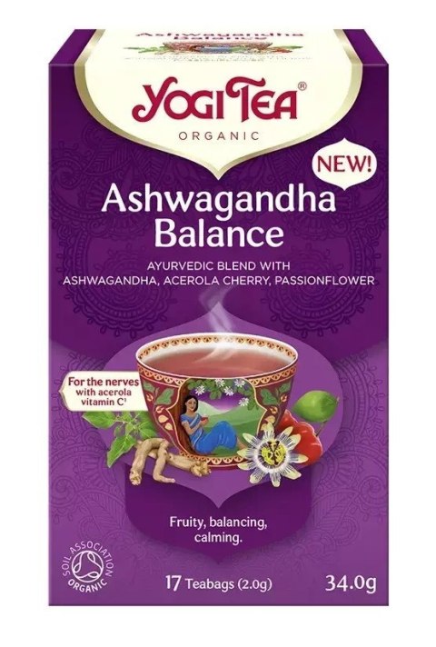 Yogi Tea Herbatka Ajurwedyjska Równowaga Z Ashwagandhą BIO (17 x 2 g) 34 g