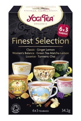 Yogi Tea Herbatka Ekspresowa Finest Selection Mix BIO 34,2g (6x3 torebki)