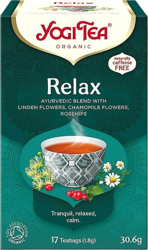 Yogi Tea Herbatka Relax BIO (17 x 1,8 g) 30,6 g