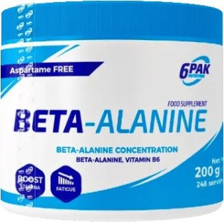 6PAK Beta Alanina 200g