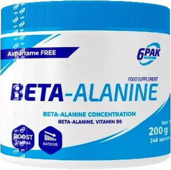 6PAK Beta Alanina 200g