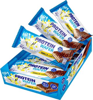 6PAK Proteinowe Wafle 12 x 40g o smaku waniliowym