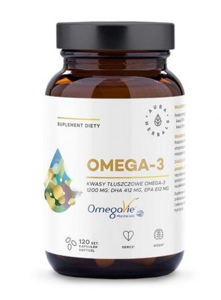 Aura Herbals Omega-3 1200 mg 120 kapsułek