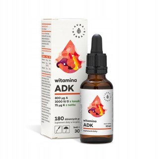 Aura Herbals Witamina A + D3 2000IU + K2mk7 30 ml