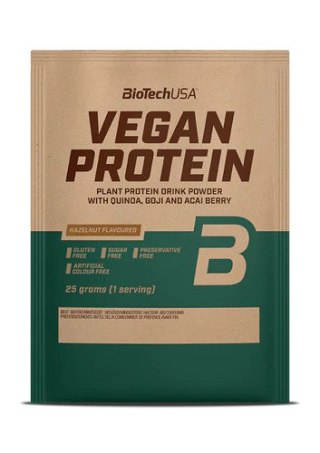 BioTech USA Vegan Protein 25 g o smaku orzecha laskowego