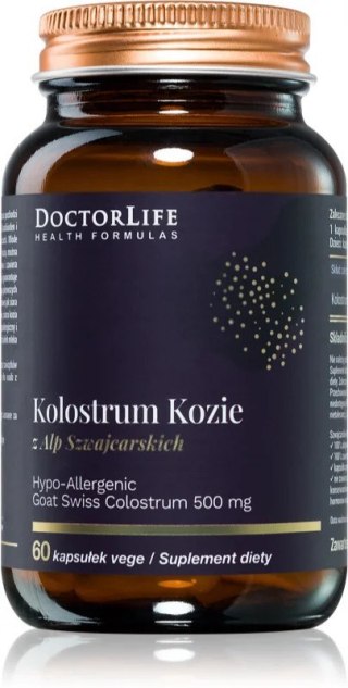 Doctor Life Kolostrum Kozie 500mg 60 kapsułek