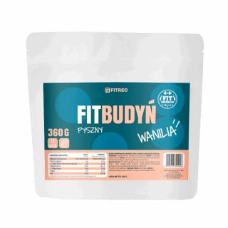 FitRec Fit Budyń Waniliowy bez cukru 360g