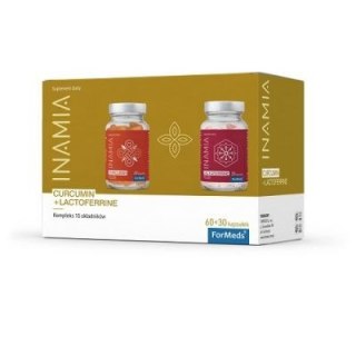 ForMeds Inamia Curcumin + Lactoferrine 60 + 30 kapsułek