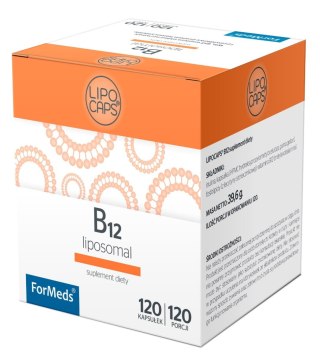 ForMeds Lipocaps B12 Liposomalna Witamina B12 120 kapsułek