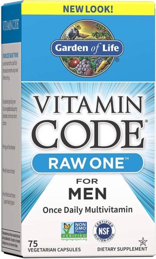 Garden Of Life Witamin Code RAW ONE for Men 75 kapsułek wegańskich