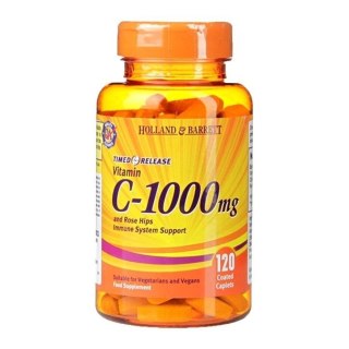 Holland & Barrett C-1000 mg witamina C z biofalwonoidami i dziką różą 120 tabletek