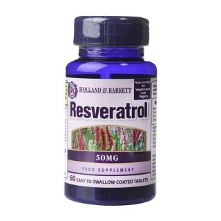 Holland & Barrett Resweratrol 50 mg 60 tabletek