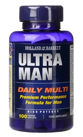 Holland & Barrett Ultra Man Multiwitamina dla Mężczyzn 100 tabletek