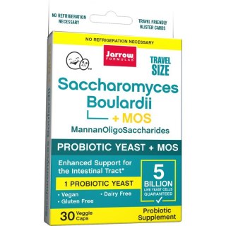 Jarrow Formulas Saccharomyces Boulardii + MOS 30 kapsułek wegańskich